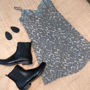 Leopard print slip